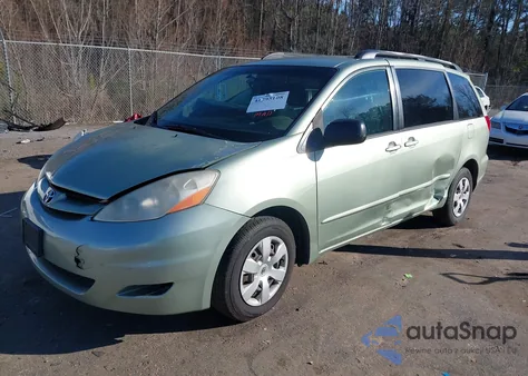 2009 Toyota Sienna Le z USA, uszkodzony, nr VIN 5TDZK23CX9S258829
